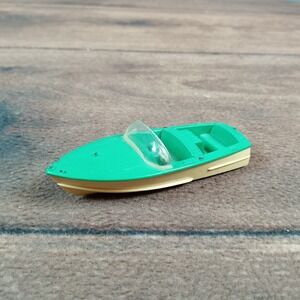 Dinky Toys Healey Sports Boat Meccano Ltd Green Cream Made in England Vintage